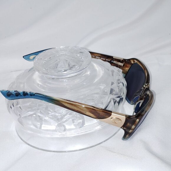 Costa Gannet Blue Lens Tortoise Frame Women's Sunglasses Polarized 58mm - Picture 2 of 11